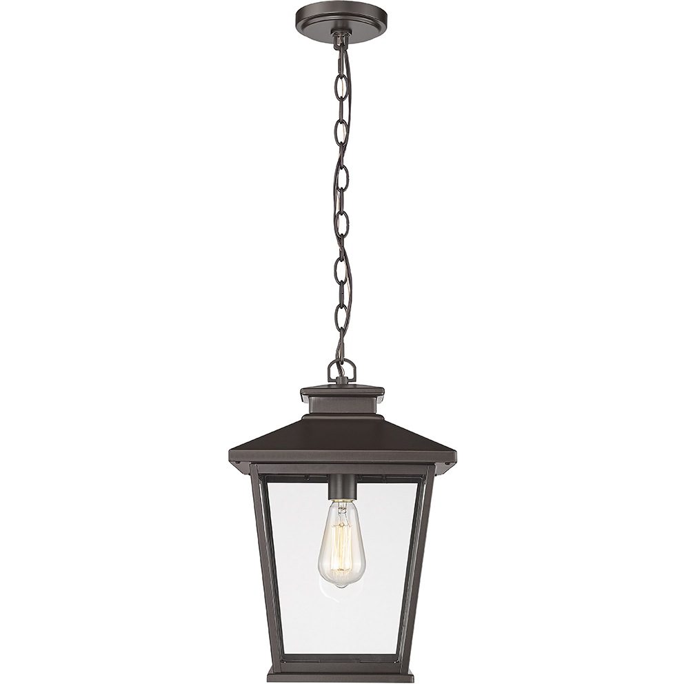 Bellmon 1 Light 11.1 inch Powder Coated Bronze Outdoor Hanging Lantern